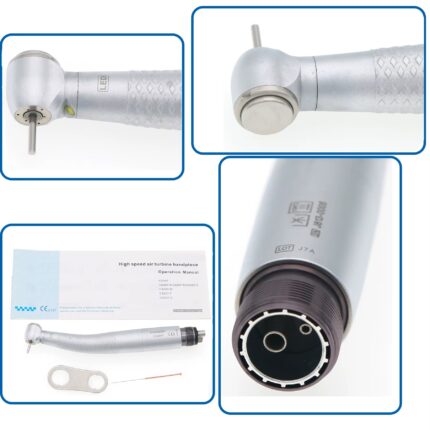 COXO CX207-F Dental LED Handpiece High Speed Handpiece E Generator Air Turbine 2/4 Holes Fit NSK KAVO