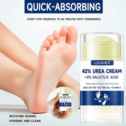 42% Urea Foot Cream + 2% Salicylic Acid Intensive Hydrating Foot And Hand Care Moisturizing Foot Cream And Hand Cream
